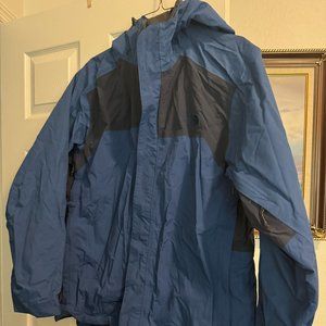 The North Face 3 in 1 Performance Jacket Blue size XL